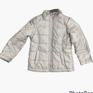 Nice Lightweight Girl’s Reebok Grey Zipper Jacket
